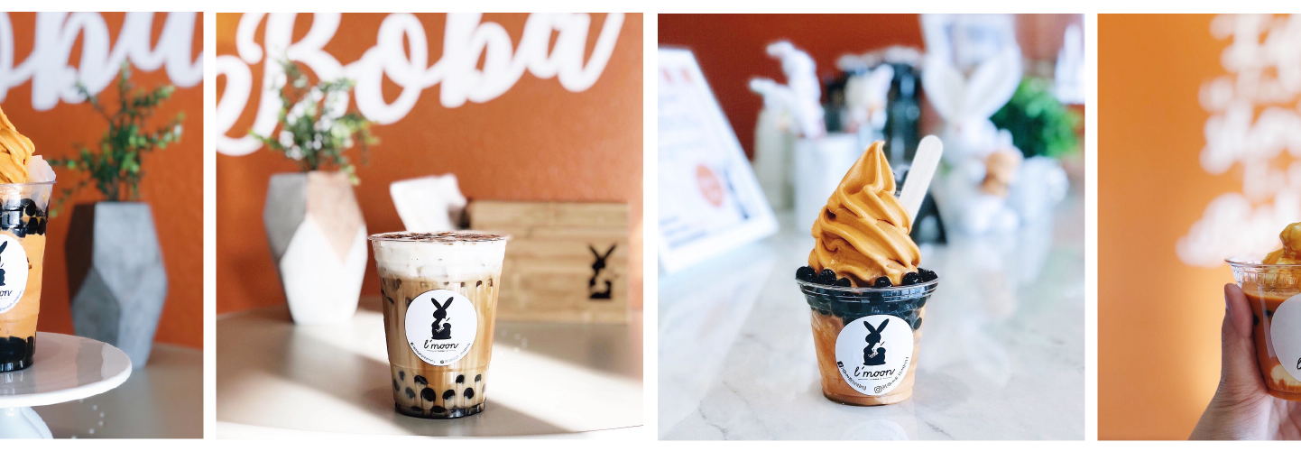 Happy National Boba Day😋🧋 Check out L'Moon Creamery! 📍 1045 E Gree, boba creme brulee